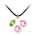 OUXI Factory price cheap necklace jewelry fashion with Austria Crystal